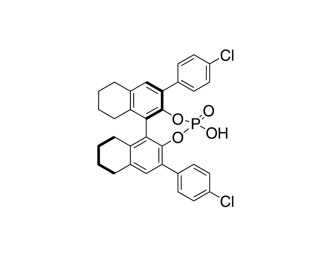 (11bR)-2,6-Bis(4-chlorophenyl)-8,9,10,11,12,13,14,15-octahydro-4-hydroxy-4-oxide-dinaphtho[2,1-d:1',2'-f][1,3,2]dioxaphosphepin, 98% (99% ee)