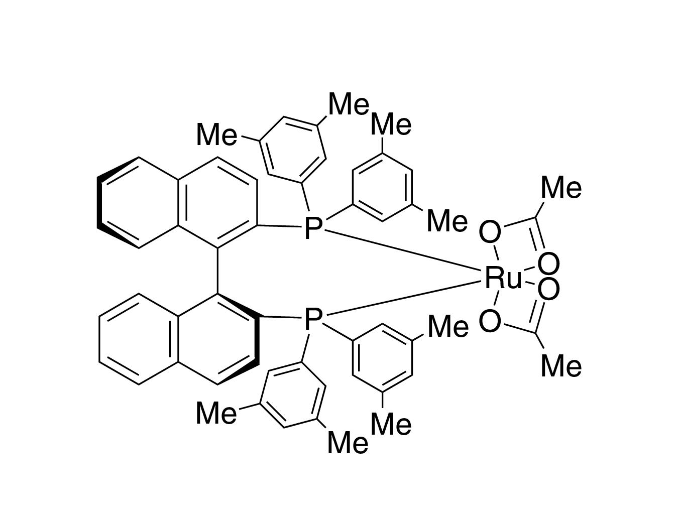 Diacetato{(S)-(-)-2,2'-bis[di(3,5-xylyl)phosphino]-1,1'-binaphthyl}ruthenium(II) Ru(OAc)₂[(S)-xylbinap]