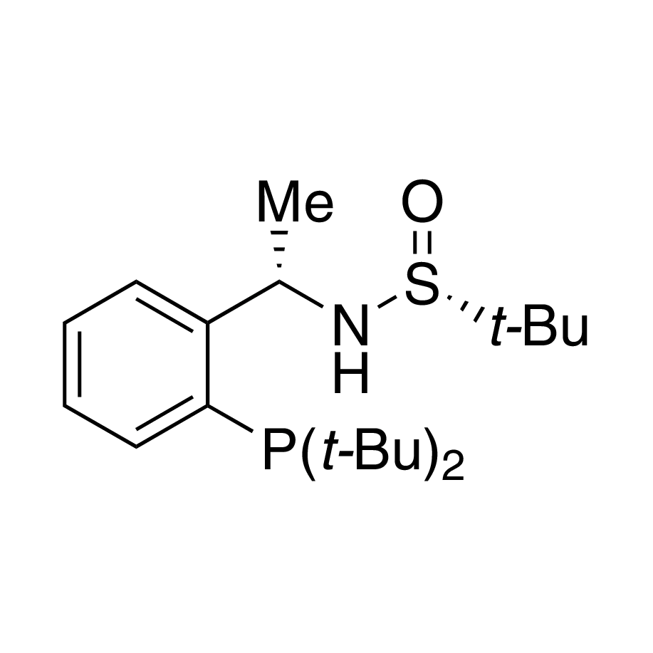 [S(R)]-N-[(S)-1-[2-(Di-tert-butylphosphanyl)phenyl]ethyl]-2-methyl-2-propanesulfinamide, 95%