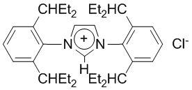 1,3-Bis[2,6-bis(1-ethylpropyl)phenyl]imidazolium chloride, 98% IPentHCl