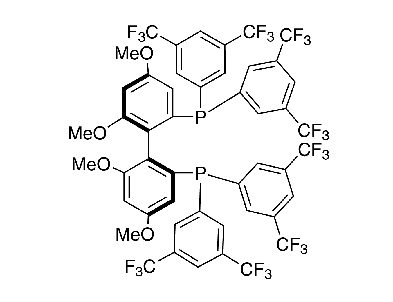 (S)-2,2'-Bis[bis(3,5-trifluoromethylphenyl)phosphino]-4,4',6,6'-tetramethoxy)-1,1'-biphenyl, min. 97% (S)-BTFM-Garphos™