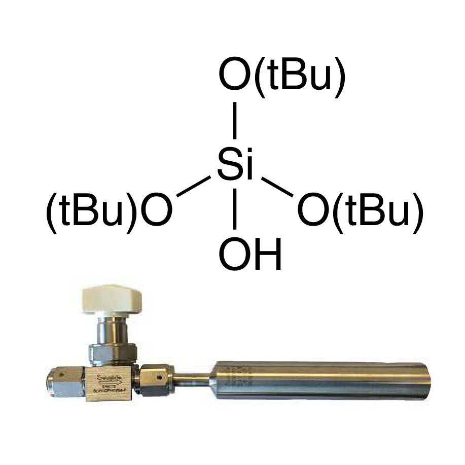 Tri-t-butoxysilanol (99.999%-Si) PURATREM 14-7015 contained in 50 ml Swagelok® cylinder (96-1077) for CVD/ALD