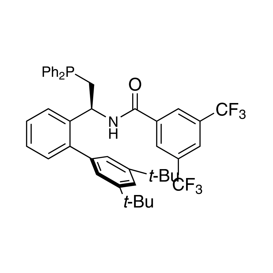 N-[(1S)-1-[3',5'-Bis(1,1-dimethylethyl)[1,1'-biphenyl]-2-yl]-2-(diphenylphosphino)ethyl]-3,5-bis(trifluoromethyl)-benzamide, 95%