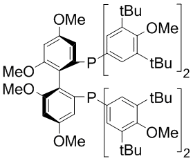 (R)-2,2'-Bis[bis(4-methoxy-3,5-di-t-butylphenyl)phosphino]-4,4',6,6'-tetramethoxy)-1,1'-biphenyl, min. 97% (R)-DTBM-Garphos™