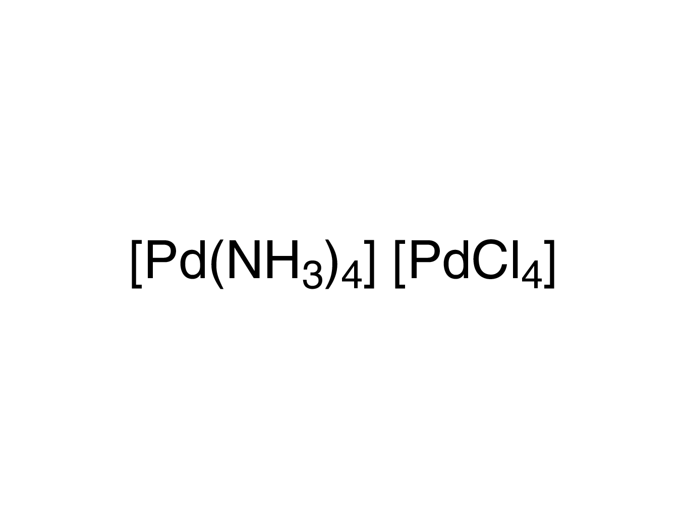 Tetraammine palladium(II) tetrachloropalladate(II), 99%
