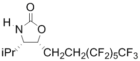 (4S,5R)-(-)-4-i-Propyl-5-(3,3,4,4,5,5,6,6,7,7,8,8,8-tridecafluorooctyl)-2-oxazolidinone, 99%