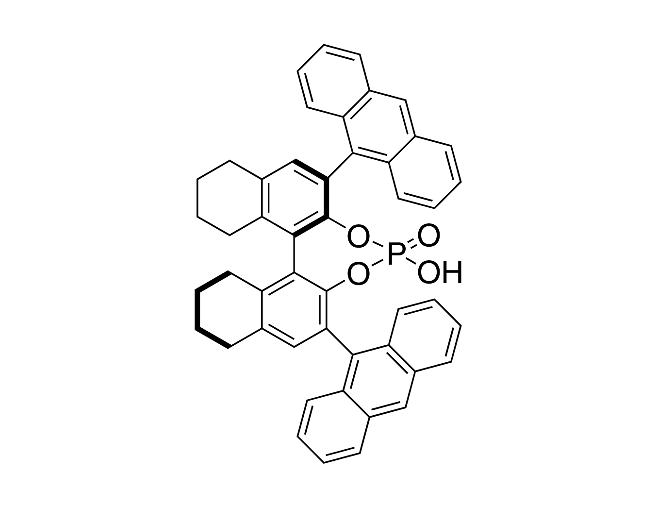 (11bR)-2,6-Di-9-anthracenyl-8,9,10,11,12,13,14,15-octahydro-4-hydroxy-4-oxide-dinaphtho[2,1-d:1',2'-f][1,3,2]dioxaphosphepin, 95% (99% ee)
