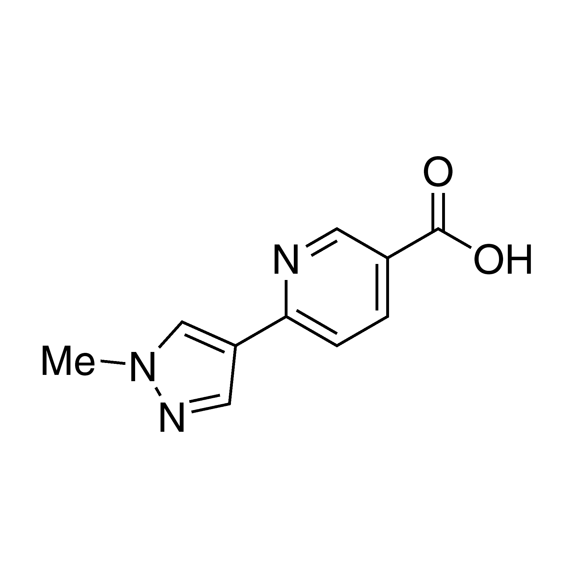 6-(1-Methyl-1H-pyrazol-4-yl)pyridine-3-carboxylic acid, 95%