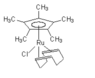 Chloro(1,5-cyclooctadiene)(pentamethylcyclopentadienyl)ruthenium(II), 98%