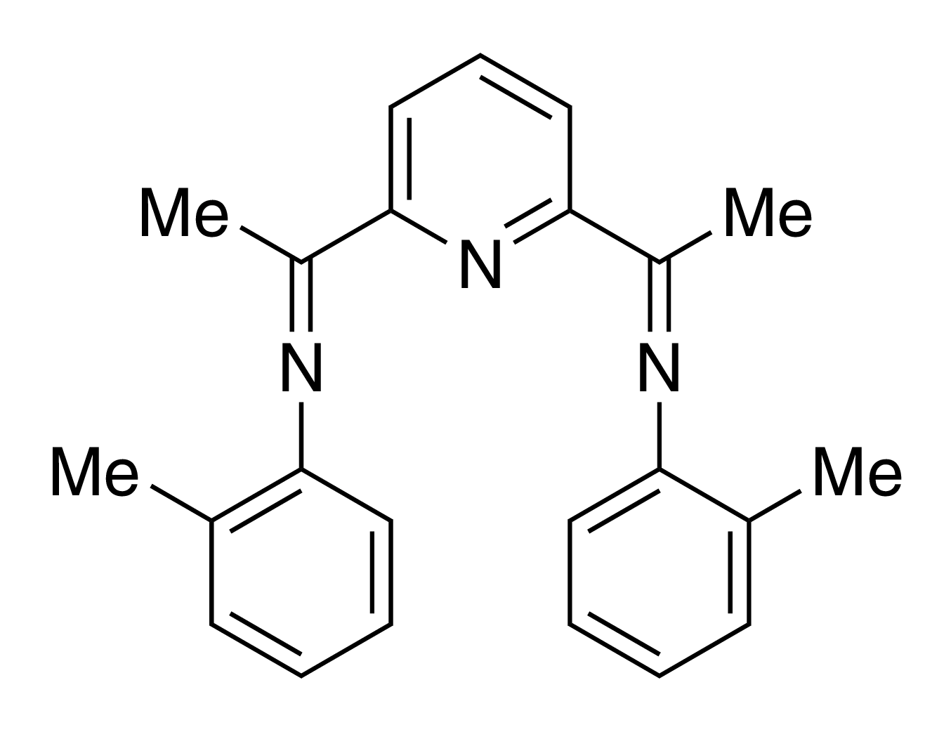2,6-Bis[1-(2-methylphenyl­imino)ethyl]pyridine, 98%