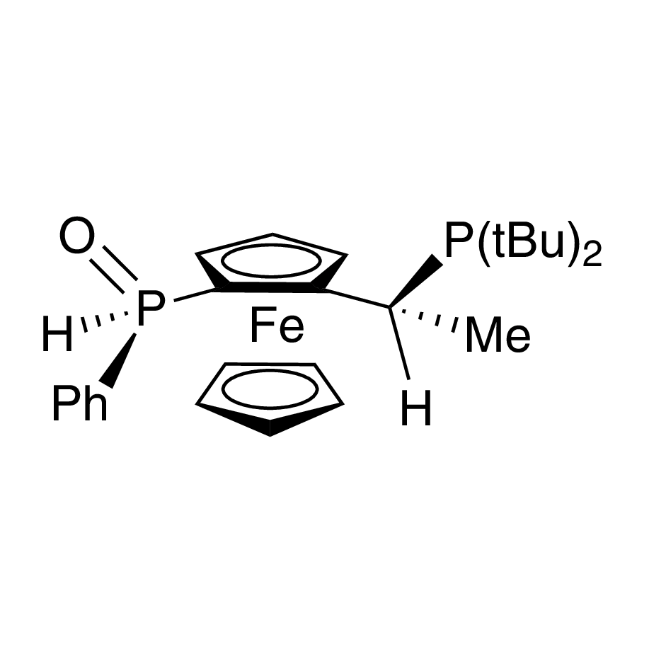 (R,S(p), R(SPO)-1-Phenylphosphinoyl)-2-[1-(di-t-butylphosphino)ethyl]ferrocene, min. 97% JoSPOphos