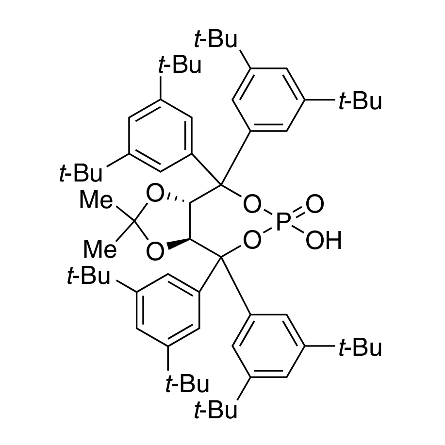(3a'R,8a'R)-4',4',8',8'-Tetrakis(3,5-di-tert-butylphenyl)-6'-hydroxy-tetrahydrospiro[cyclohexane-1,2'-6'-ox[1,3]dioxolo[4,5-e][1,3,2]dioxaphosphepine, 98%, (99% ee)