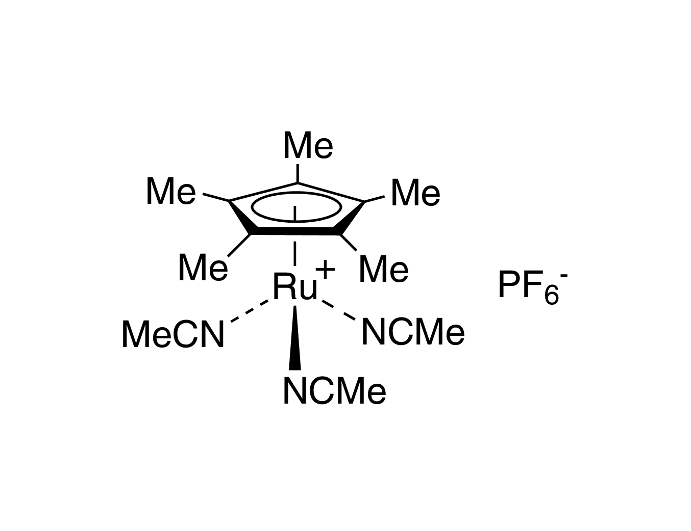 Tris(acetonitrile)pentamethylcyclopentadienylruthenium(II) hexafluorophosphate, min. 98%