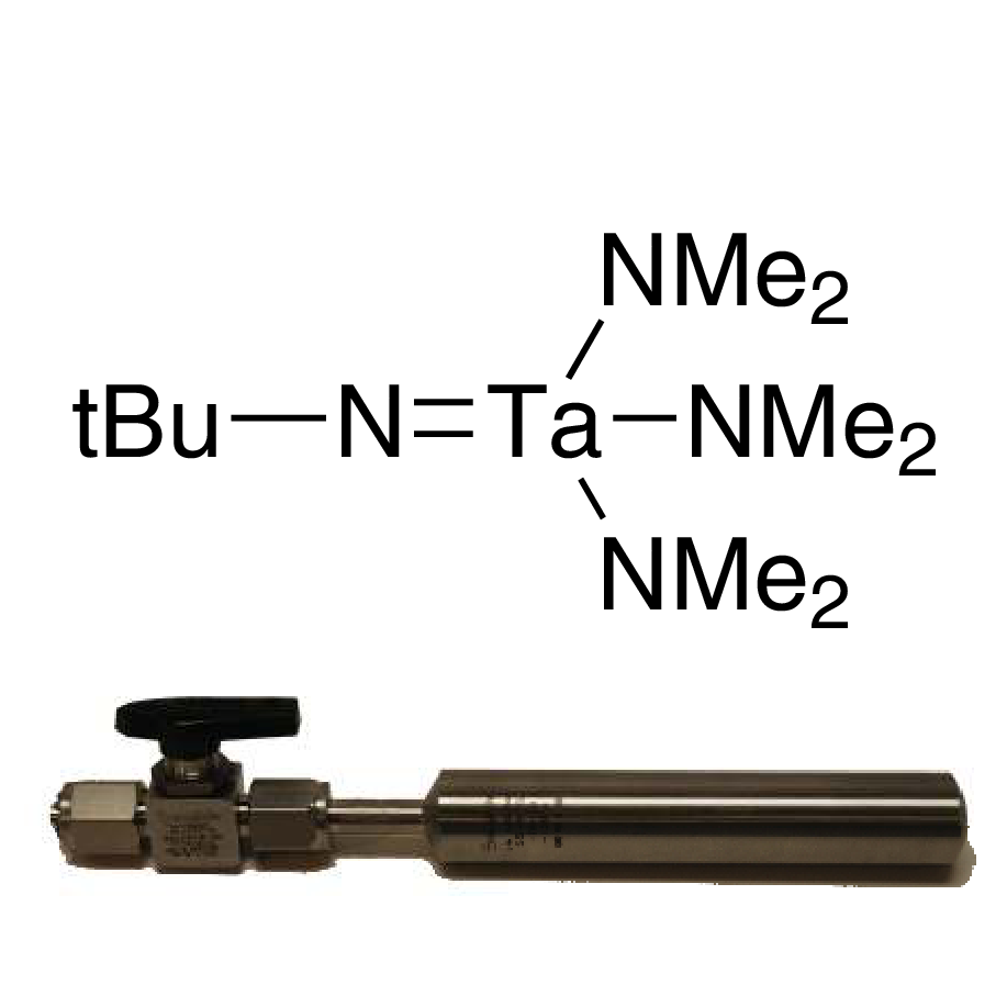t-Butylimidotris(dimethylamino)tantalum(V), min. 98%, 73-0700, contained in 50 ml Swagelok®  cylinder (96-1070) for CVD/ALD