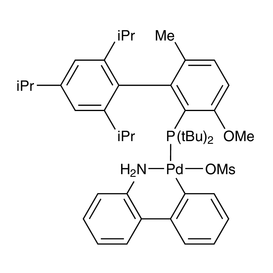 Methanesulfonato(2-(di-t-butylphosphino)-3-methoxy-6-methyl-2',4',6'-tri-i-propyl-1,1'-biphenyl)(2'-amino-1,1'-biphenyl-2-yl)palladium(II), min. 98% [RockPhos Palladacycle Gen. 3]