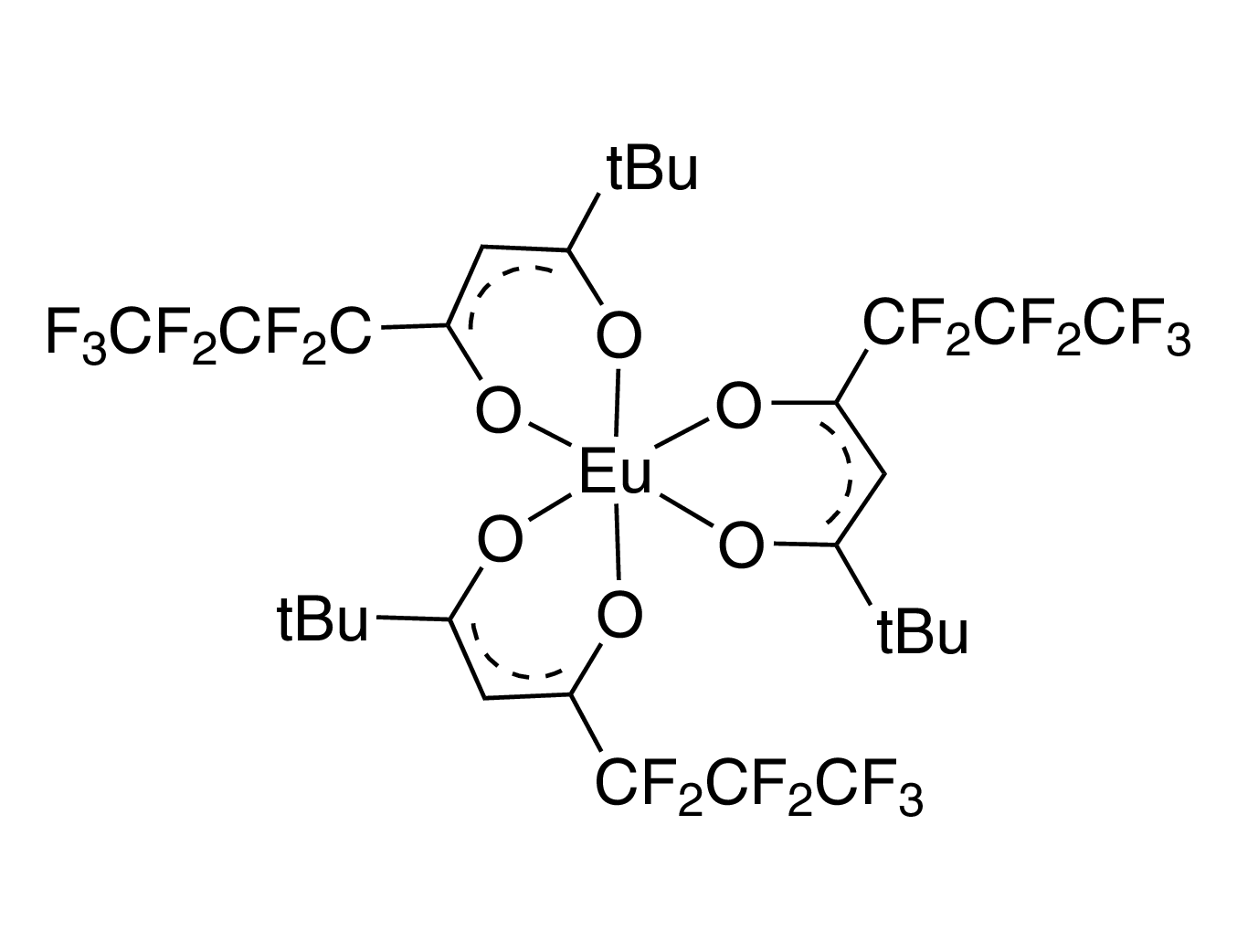 Tris(6,6,7,7,8,8,8-heptafluoro-2,2-dimethyl-3,5-octanedionate)europium(III) hydrate (99.9%-Eu) (REO) [Eu(FOD)₃]