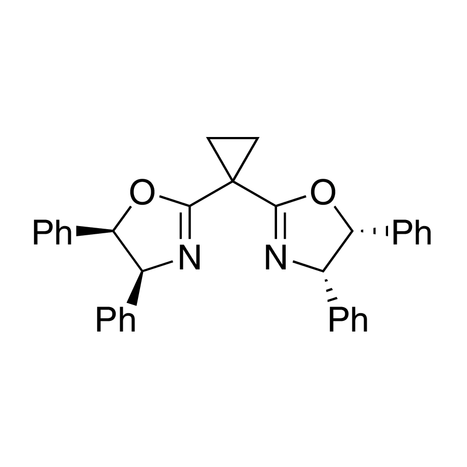 (4S,4'S,5R,5'R)-2,2'-Cyclopropylidenebis[4,5-dihydro-4,5-diphenyloxazole], 95%, (99% ee)
