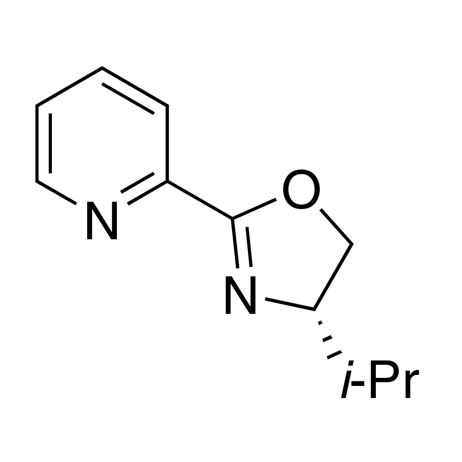 2-[(4S)-4,5-Dihydro-4-isopropyl-2-oxazolyl]pyridine, 98%, (99% ee)