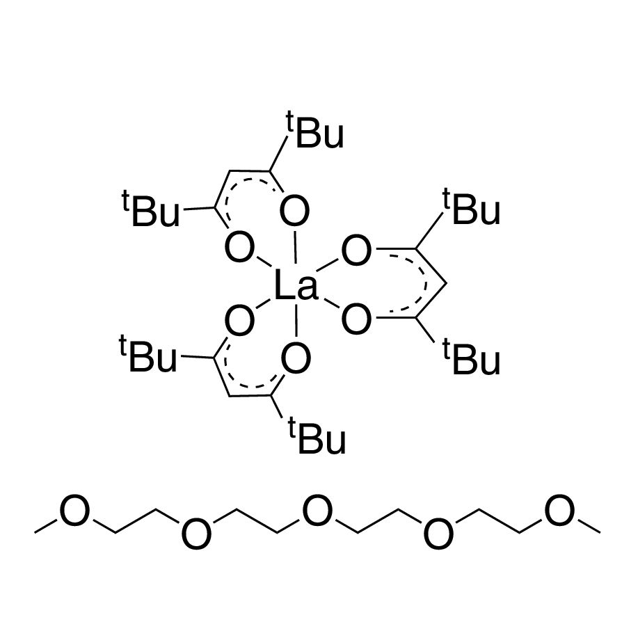 Tris(2,2,6,6-tetramethyl-3,5-heptanedionato)lanthanum(III) tetraglyme adduct (99.9%-La) (REO)