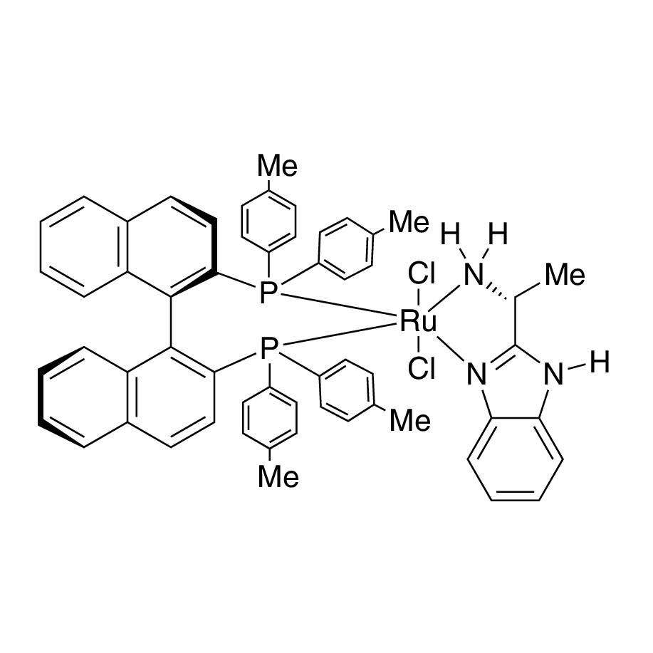 Dichloro[(R)-(+)-2,2'-bis(di-p-tolylphosphino)-1,1'-binaphthyl][(R)-(+)-2-(α-methylmethanamine)-1H-benzimidazole]ruthenium(II), min. 95%