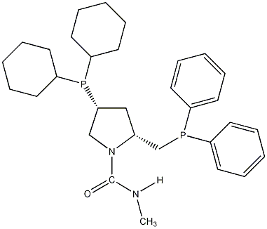(2R,4R)-(+)-2-(Diphenylphosphinomethyl)-4-(dicyclohexylphosphino)-N-methyl-1-pyrrolidinecarboxamide, min. 95% (R,R-MCCPM)