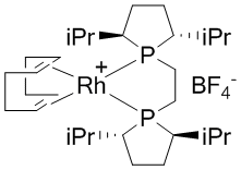 1,2-Bis((2R,5R)-2,5-di-i-propylphospholano)ethane(cyclooctadiene)rhodium(I) tetrafluoroborate