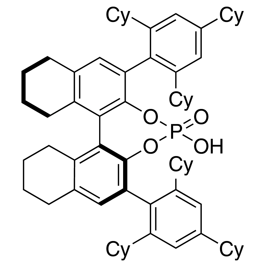 (11bS)-8,9,10,11,12,13,14,15-Octahydro-4-hydroxy-2,6-bis(2,4,6-tricyclohexylphenyl)-4-oxide-dinaphtho[2,1-d:1',2'-f][1,3,2]dioxaphosphepin, min. 95%