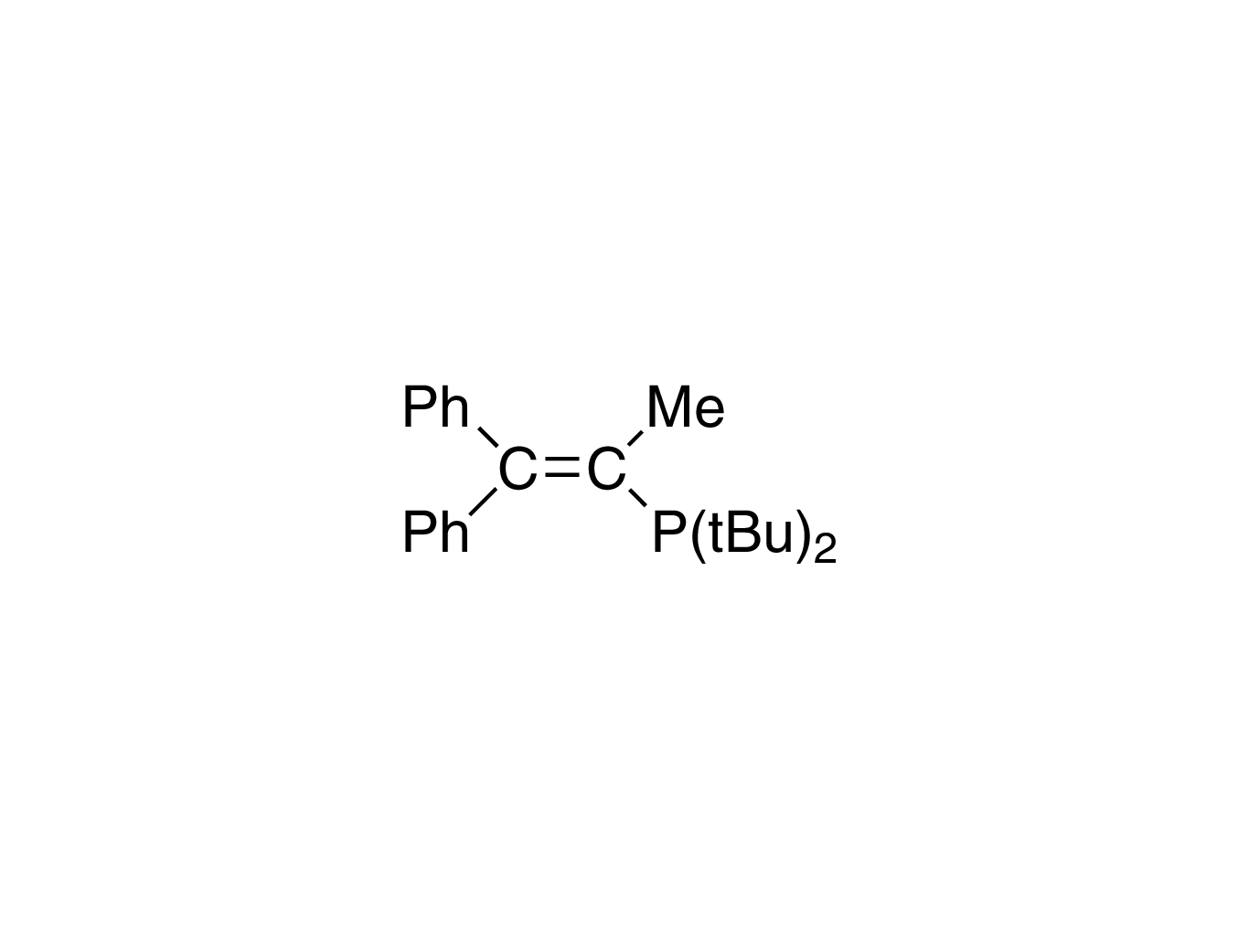 Di-t-butyl(2,2-diphenyl-1-methylvinyl)phosphine, min. 98% vBRIDP