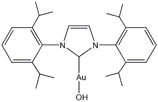 1,3-Bis(2,6-di-i-propylphenyl)imidazol-2-ylidenegold(I) hydroxide, min. 97%