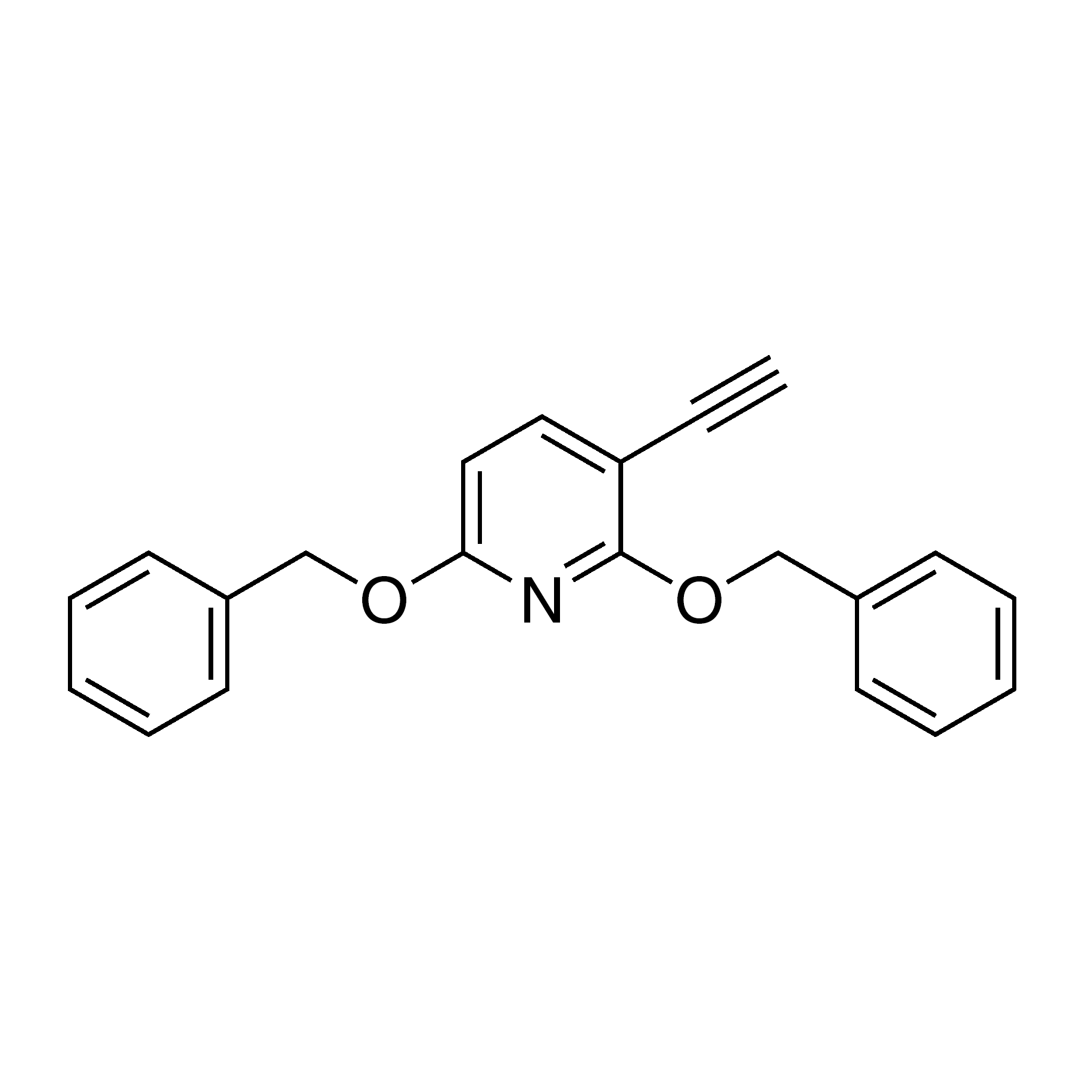 2,6-Bis-benzyloxy-3-ethynyl-pyridine, 95%