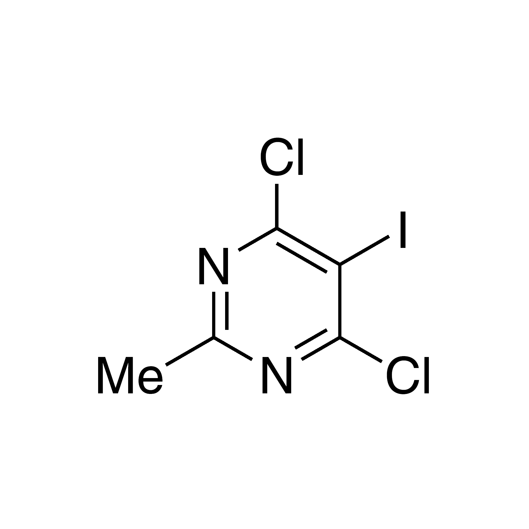 4,6-Dichloro-5-iodo-2-methyl-pyrimidine, 95%