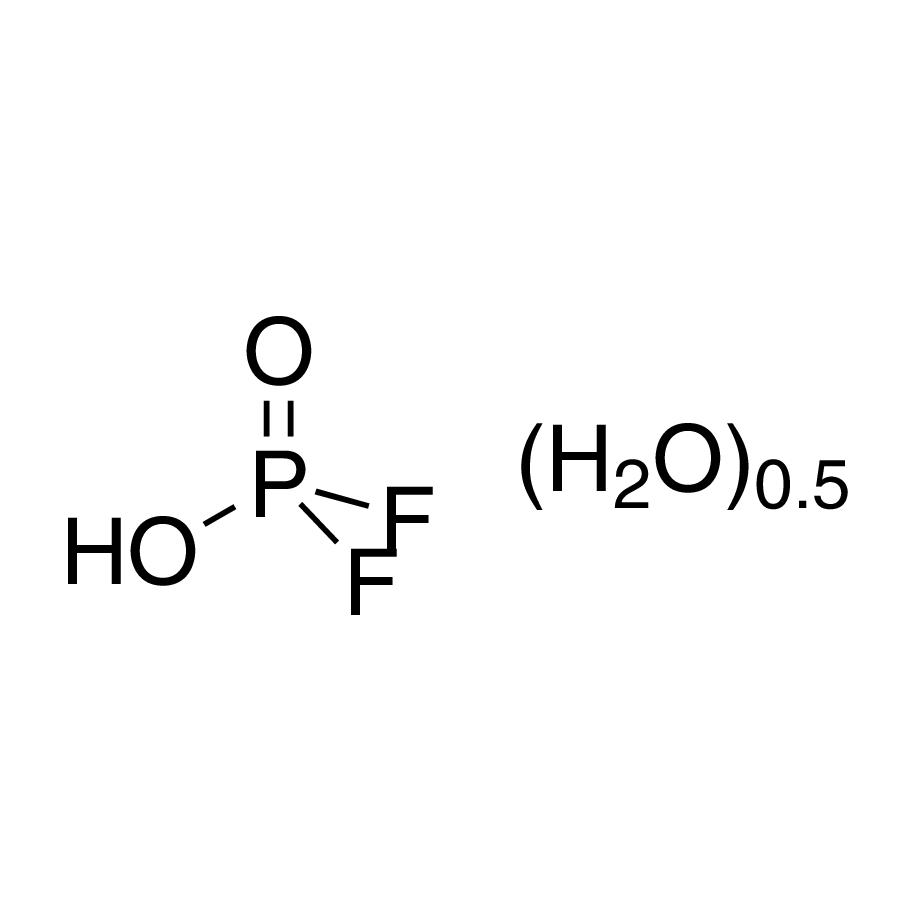 Difluorophosphoric acid hemihydrate, tech. gr.