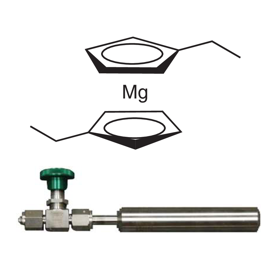 Bis(ethylcyclopentadienyl)magnesium, min. 98%, 12-0510, contained in high-temp 50 ml Swagelok® cylinder (96-1071) for CVD/ALD