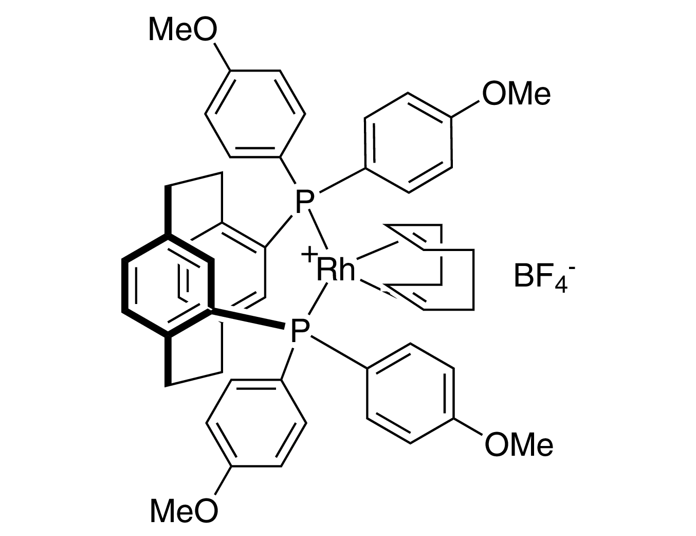 (S)-4,12-Bis(4-methoxyphenyl)-[2.2]-paracyclophane(1,5-cyclooctadiene)rhodium(I) tetrafluoroborate, min. 97%