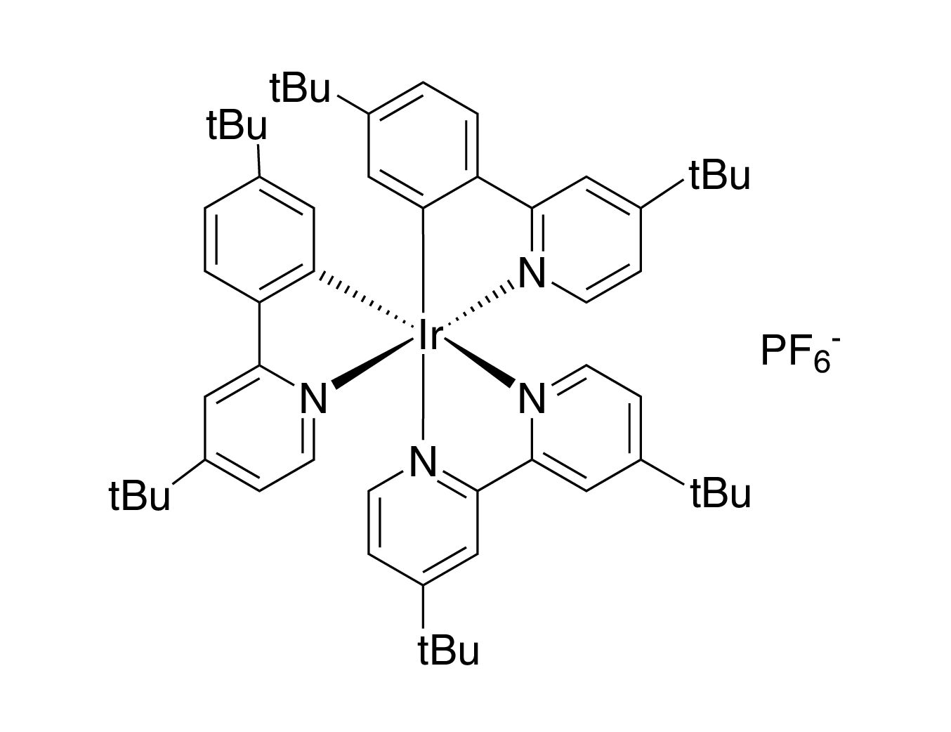 [4,4'-Di-t-butyl-2,2'-bipyridine][bis[5-(t-butyl)-2-[4-(t-butyl)-2-pyridinyl-kN]phenyl-kC]iridium(III) hexafluorophosphate, 95%
