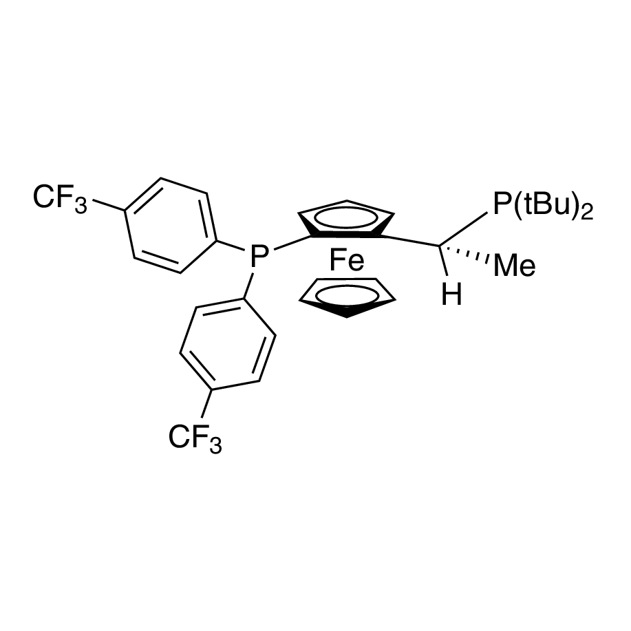 (R)-(-)-1-{(S)-2-[Bis(4-trifluoromethylphenyl)phosphino]ferrocenyl}ethyl-di-t-butylphosphine, min. 97%