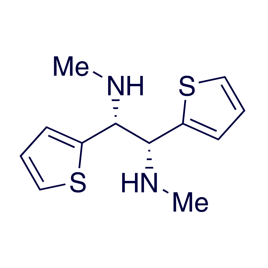 (1R,2R)-N1,N2-dimethyl-1,2-di(thiophen-2-yl)ethane-1,2-diamine, min. 97% (>99% ee)_1746709648901. Click to expand image