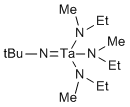 (t-Butylimido)tris(ethylmethylamino)tantalum(V), (99.99%-Ta) PURATREM TBTEMT_1746699010621. Click to expand image