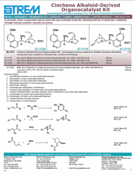 Cinchona Alkaloid-Derived Organocatalyst Kit