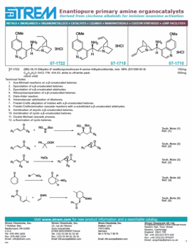 Enantiopure primary amine organocatalysts