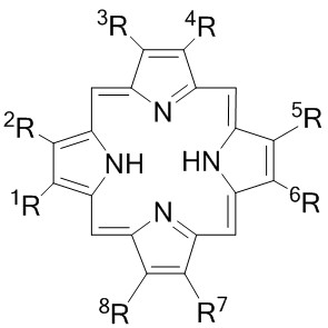Porphyrin R structure