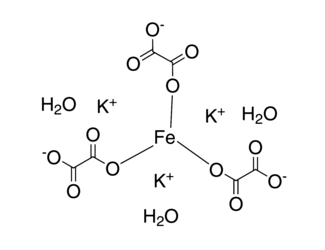 synthesis of potassium trioxalatoferrate trihydrate